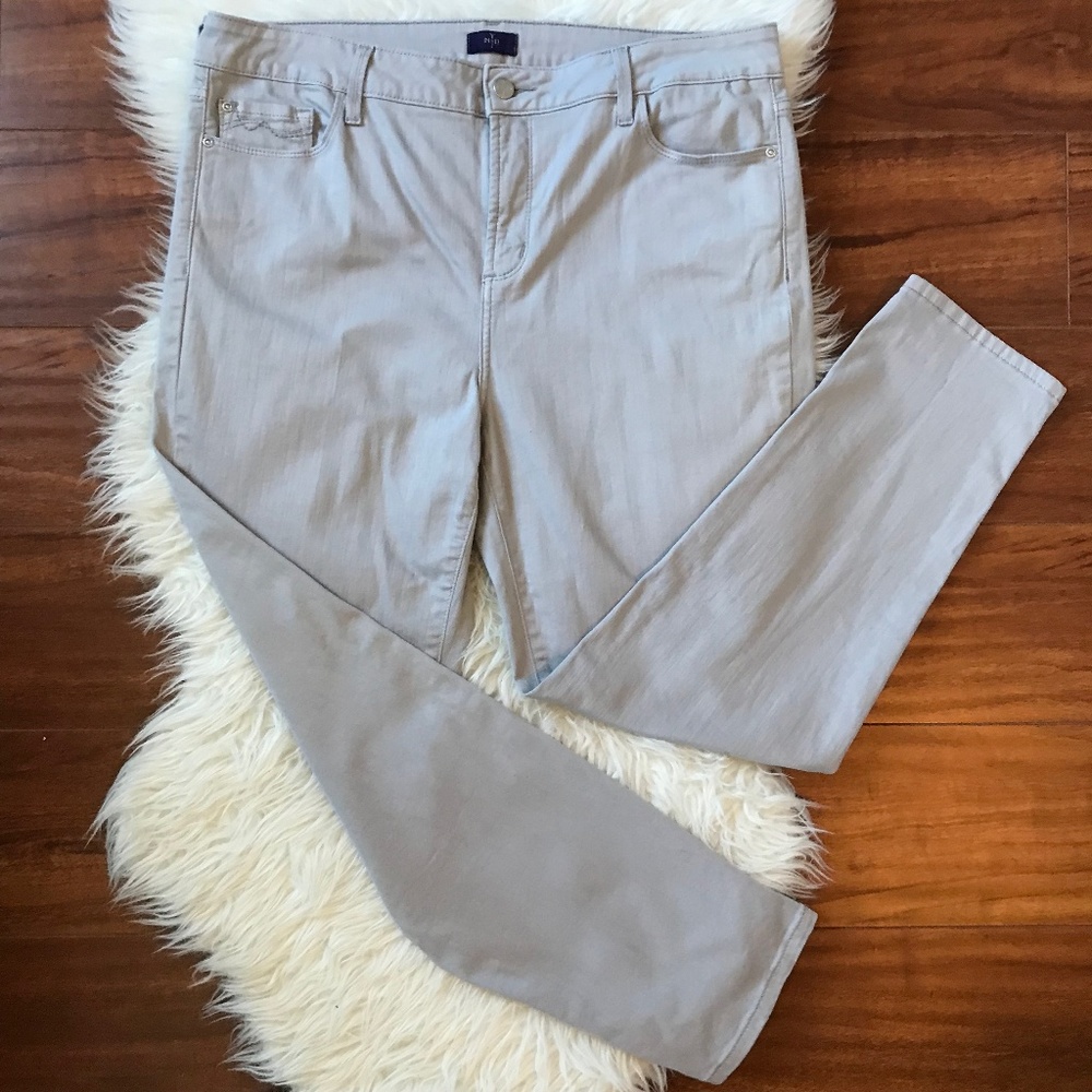 NYDJ Ankle Jeans - Light Gray